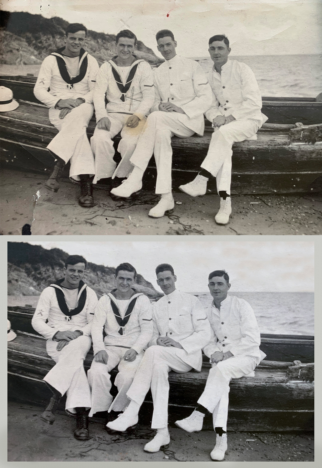 Photo restoration example 3 by Ramos Media