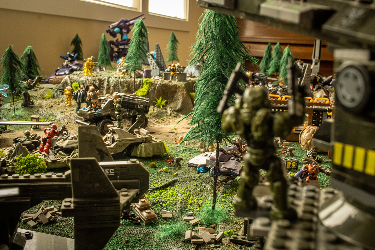 Macro photo of toys